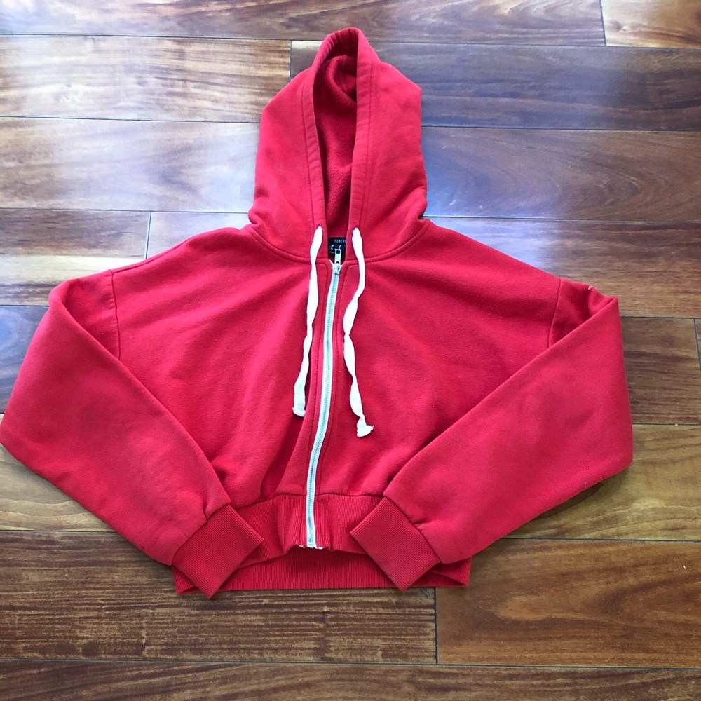 Forever 21 cropped hoodie❤️